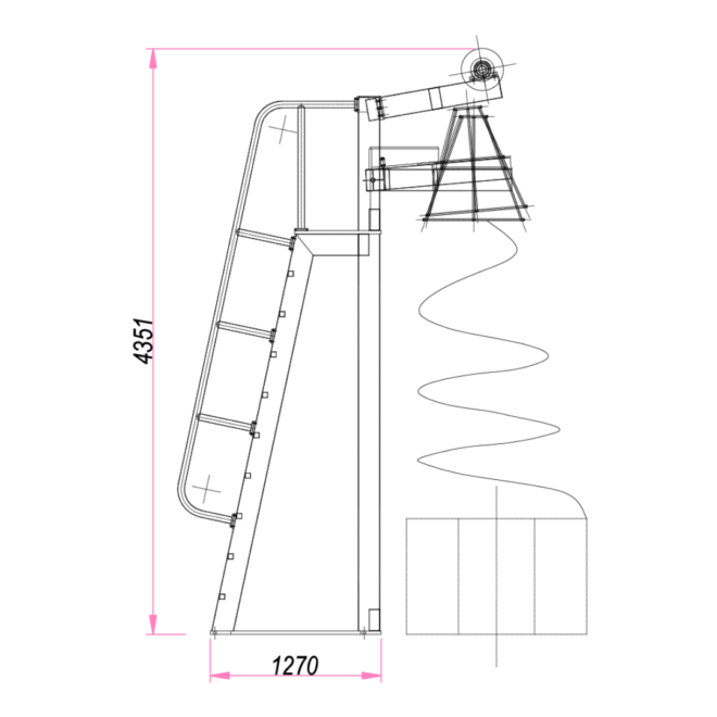 Desenrolador Vertical para Vergalhão