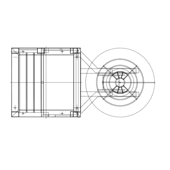 Desenrolador Vertical para Vergalhão